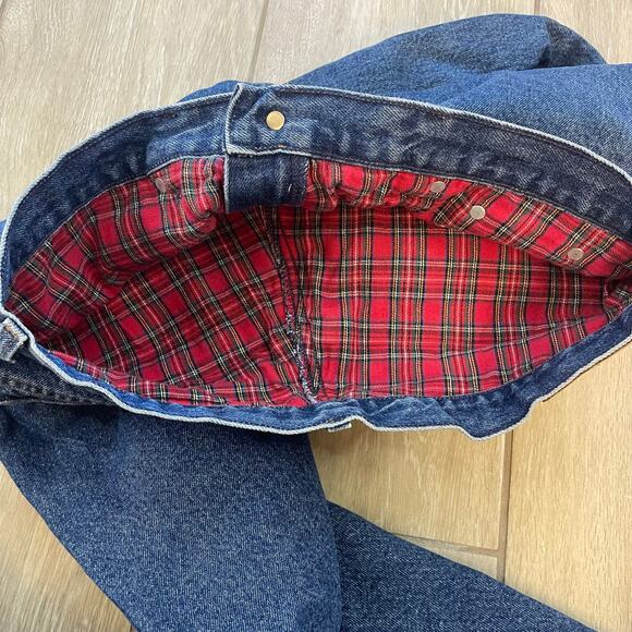 L.L. Bean Double L Relaxed Fit High Rise Jeans Women’s 14 Blue Straight Denim - Picture 11 of 11